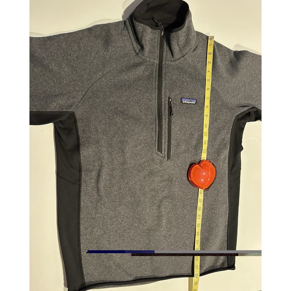 Patagonia Jacket Mens L Gray Better Sweater Quarter Zip Fleece Pullover Outdoor - Picture 4 of 8